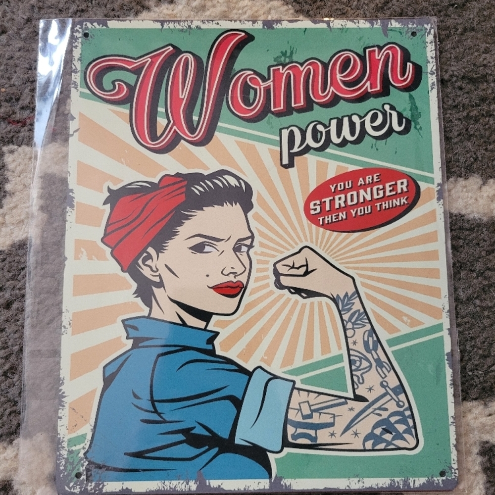 Women Power Metal Poster